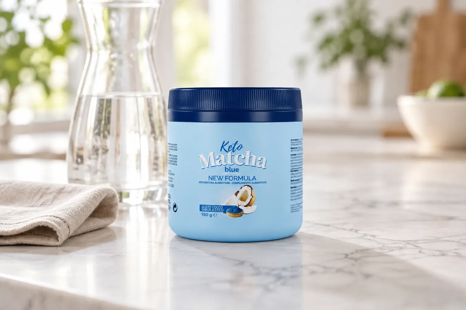 Keto Matcha Blue — opakowanie na co dzień